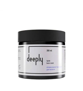 Ліпідна маска-підкладка для волосся відновлююча Deeply Lipido Basic Mask 300 мл для волосся з невеликими пошкодженнями