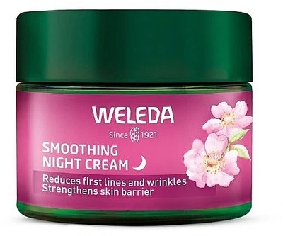 Разглаживающий ночной крем с шиповником и белым чаем - Weleda Smoothing Night Cream 40ml (1362306-29092299)