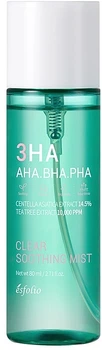 Мист для лица с тремя видами кислот - Esfolio 3HA Clear Soothing Mist 80ml (1263756-28116896)