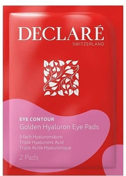 Патчі під очі "Золотий гіалурон" - Declare Eye Contour Golden Hyaluron Eye Pads 2шт (1421875-27656204)