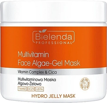 Мультивітамінна водоростево-гелева маска для обличчя - Bielenda Professional Hydro Jelly Mask Multivitamin Face 190g