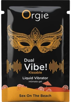Збуджуючі краплі для клітора Orgie Dual Vibe коктейль Секс на пляжі Саше 1 мл (5600742917502)