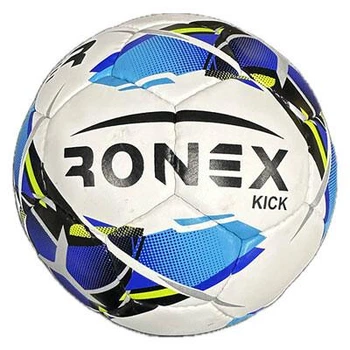 Мяч футбольный Grippy Ronex Kick белый-синий