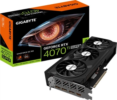 Відеокарти Gigabyte GeForce RTX 4070 Ti Super купити в Києві: ціна