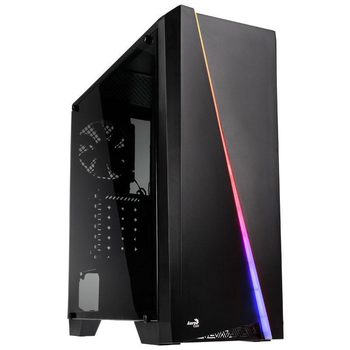 Корпус AeroCool Cylon BG RGB (Cylon BG Tempered Glass) Black без БЖ 11007