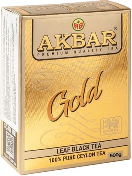 Чай чорний Akbar Gold Цейлонський середньолистовий 500 г (5014176001544)