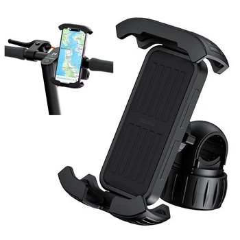 Велодержатель для смартфона Baseus QuickGo Series Bike Phone Mount (5,7"-7,2") Black (С40561500113-00)