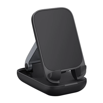 Настольная подставка для телефона Baseus Seashell Series Folding Phone Stand (B10551500111-00) Black