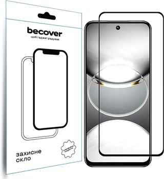 Защитное стекло BeCover для смартфона Tecno Spark 30 (KL6) Black (BC_712500)