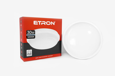 LED cветильник 30W IP65 5000К ETRON Communal накладной влагозащищенный