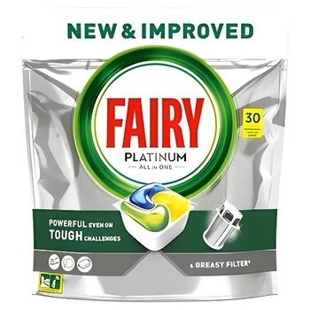 Таблетки для посудомийних машин Fairy Platinum All In One Lemon 30 шт.