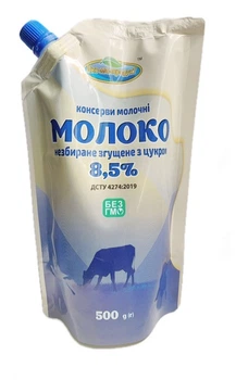 Молоко згущене Еко-молпродукт 8,5% 500 г (4820136000219)