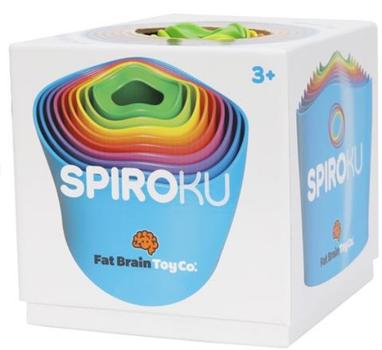 Пірамідка Fat Brain Toys Spiroku Кольорова вежа (811802027207)