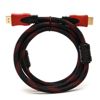 Кабель HDMI - HDMI усиленный в оплетке фильтры ферриты v 1.4 шнур UKC 3 м