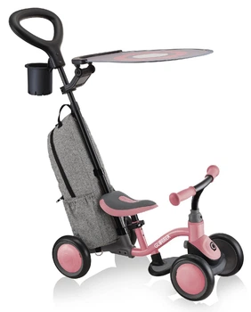 Беговел Globber Learning Bike 3в1 Deluxe пастельно-розовый (639-211)