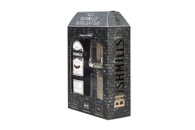 Виски Bushmills Original 6 лет выдержки 0.7 л 40% в подарочной упаковке + 2 стакана (5055966800039)