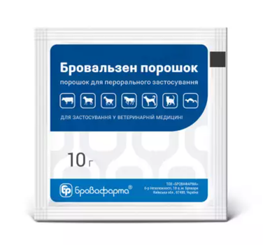 Бровальзен 10 гр антигельминтик широкого спектра действия из группы бензимидазолов для животных