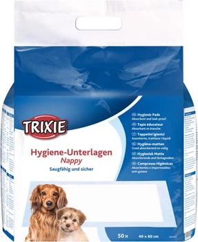Одноразовые пелёнки для щенков и собак 40*60 см Trixie 50 шт/уп