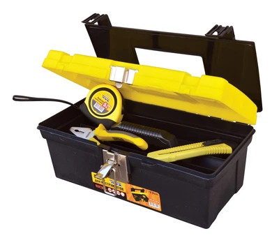 Ящик для инструмента MASTERTOOL с металлическими замками, органайзеры 12,5" 330х175х145 мм 79-2038