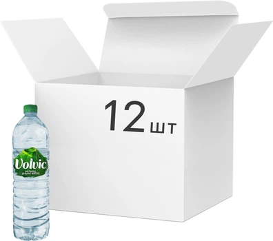 Упаковка мінеральної негазованої води Volvic 1.5 л х 12 пляшок (3057640100178_1)