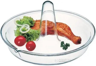 Ростер для курки Simax круглий жаростійке скло (6141)