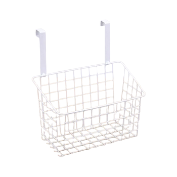 Навісна металева полка Stenson TD01328, біла, 27.5 x 12 x 22.5 см (R33450)