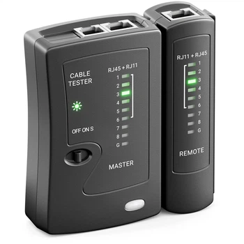 Тестер сети (LAN) и телефонного кабеля ZoeRax, RJ45, RJ11, Cat7
