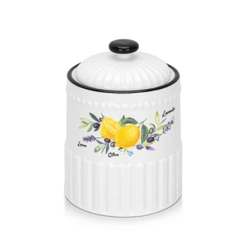 Сахарница Fissman Provence из фарфора 8х10.5см/270мл (13616)