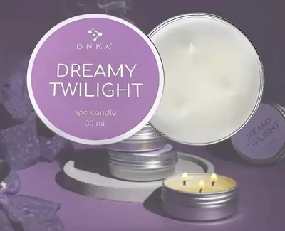 Массажная свеча для рук Spa candle Dreamy Twilight с ароматом полевой ромашки DNKa 30 мл