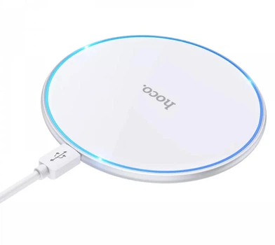 Беспроводное зарядное устройство Hoco CW6 Pro Easy 15W Original - Белый