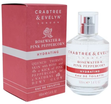 Туалетна вода для жінок Crabtree & Evelyn Rosewater & Pink Peppercorn 100 мл (44936354387)