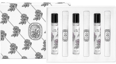 Набір для жінок Мініатюра Туалетна вода Diptyque Eau Rose 3 шт х 20 мл (3700431417923)