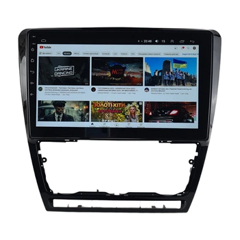 Штатна Магнітола Skoda Octavia 2007-2014 4/64 8 ядер XYAuto 4G DSP CarPlay на Android (М-ШОс-10-М4)