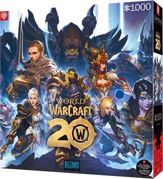 Puzzle Good Loot World of Warcraft 20th Anniversary 1000 elementów (5908305249627)