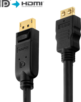 Кабель PureLink DisplayPort - HDMI 2 m Black (PI5100-020)