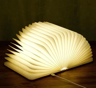 Дитячий акумуляторний світильник – нічник у вигляді книги Foldable Book Lamp 7259