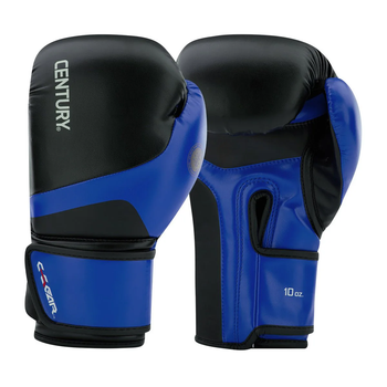 Боксерские перчатки Century Kickboxing Gloves C-GEAR Determination WAKO approved (115540-016) Blue/Black 10 унций