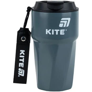 Термокружка Kite K25-1220-1, 450 мл, серая
