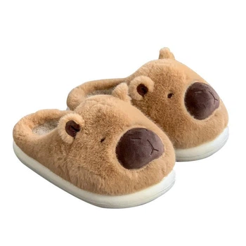 Женские домашние тапочки утепленные с закрытым носком Капибара Capybara 41 26см (10732)