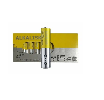 Батарейки ALKALISK AAA 1,5V, 10 шт, 802,405,05