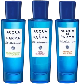 Набір унісекс Acqua Di Parma Blu Mediterraneo Gift Set Туалетна вода 30 мл x 3 шт (8028713571534)