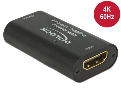 Удлинитель HDMI Delock HDMI 4K 60 Hz UHD 30 m Black (4043619114627)