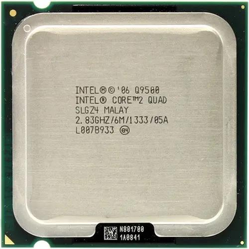 Процесор Intel Core 2 Quad Q9500 2.83GHz/6M/1333 (SLGZ4) s775, tray