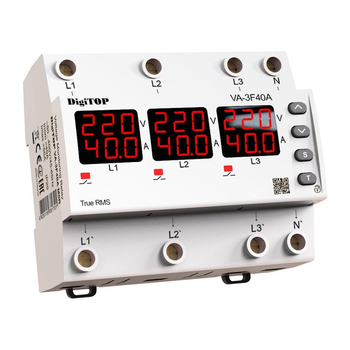 Реле напряжения з контролем тока – VA-3F40A M6R