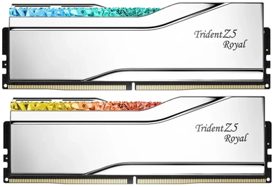Оперативная память G.Skill DDR5-6400 98304MB PC5-51200 (Kit of 2x49152MB) Trident Z5 Royal White (F5-6400J3239F48GX2-TR5S)
