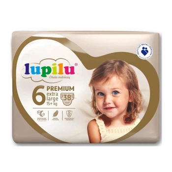 Подгузники Lupilu premium 6 (15+кг) 38шт