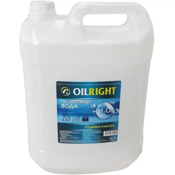 Вода дистиллированная 10л Oil right