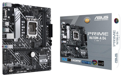 Материнcкая плата ASUS PRIME H610M-A D4-CSM