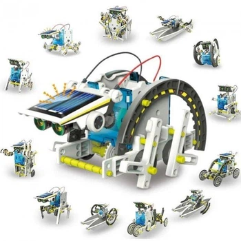 Дитячий конструктор робот на сонячній батареї Solar Robot 13в1, розвиваючий конструктор SR-02115А