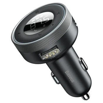 FM/AUX трансмітер (модулятор) Baseus Bluetooth 5.0 MP3 VAW CCLH-01